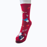 Christmas Birds Socks