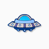 Alien Spaceship Charm