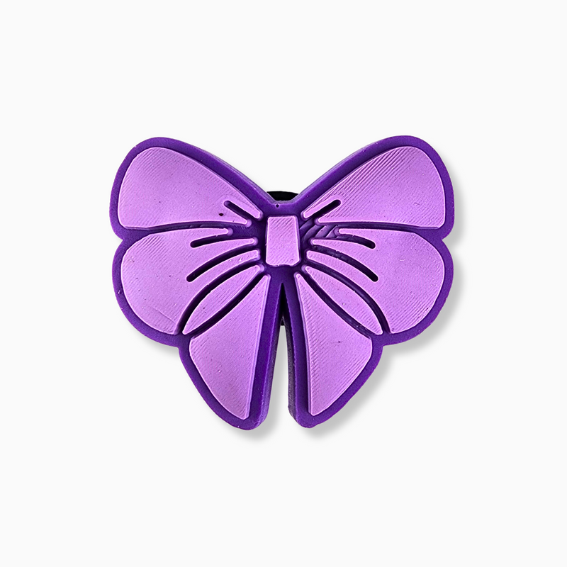 Purple Bow Charm