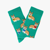 Corgi Print Socks