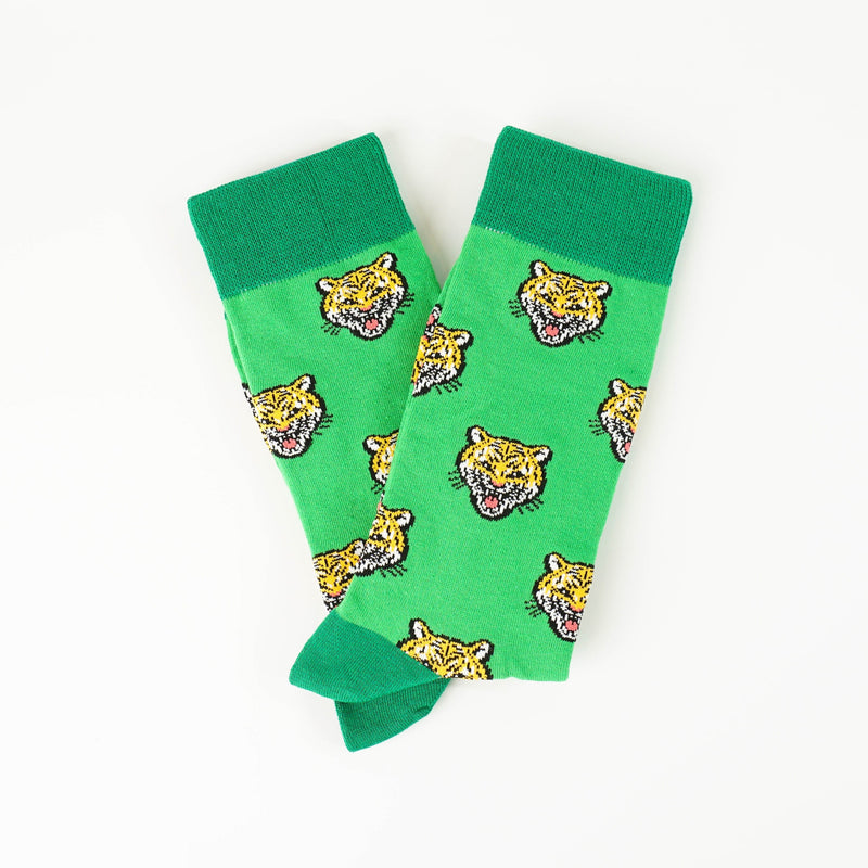 Green Tiger Socks