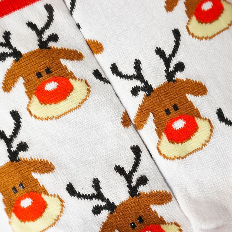 Reindeer Face Socks