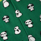 Lazy Panda Green Socks