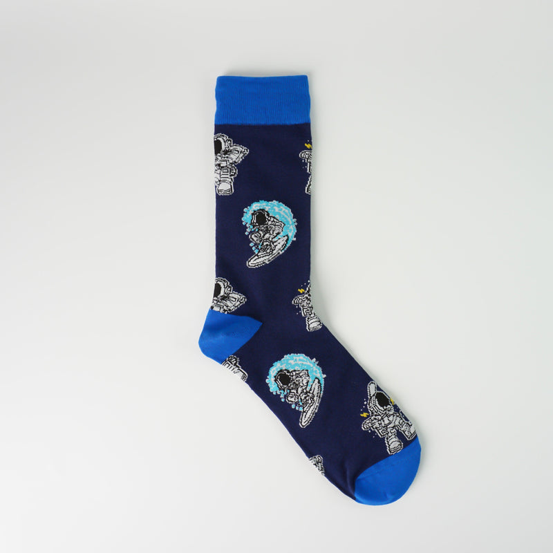 Space Surfing Socks