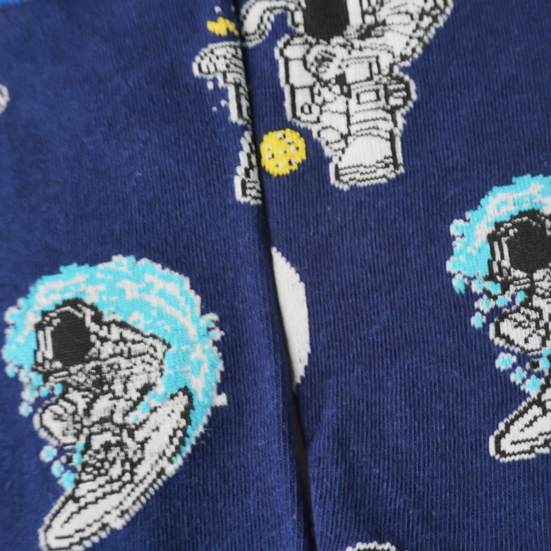 Space Surfing Socks