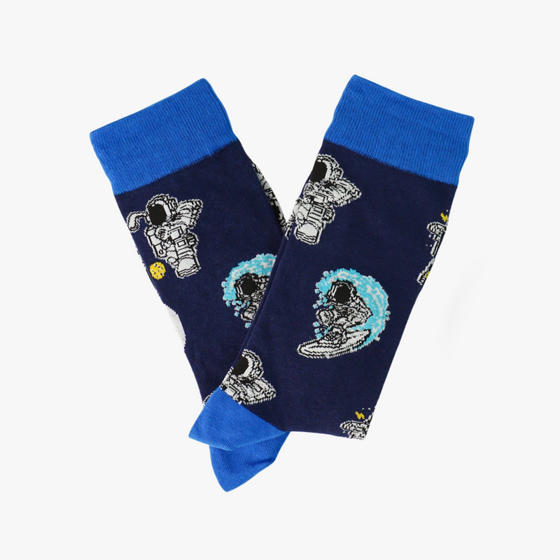 Space Surfing Socks